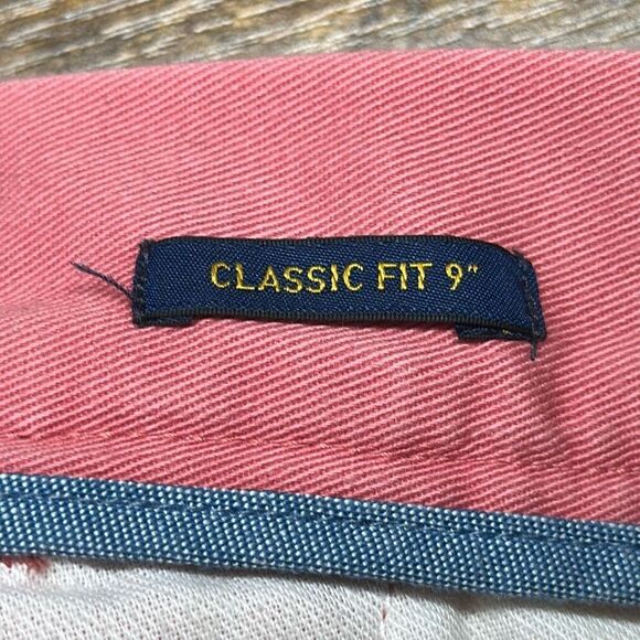 Polo Ralph Lauren Mens Khaki Classic Fit 9” Shorts size 32 Pink - Picture 7 of 9